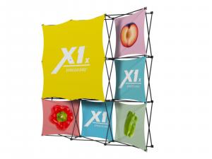 X1 8 ft. -- 3x3 H Fabric Pop-Up Display