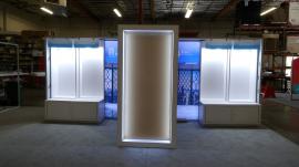 Custom Inline Exhibit with Backlit LED Lightbox -- View 3
