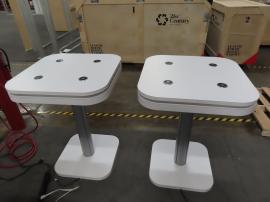 (2) MOD-1458 Charging Tables with LED Accent Lights -- View 2